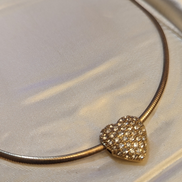 Swarovski Crystal gold heart pendant - Picture 6 of 9